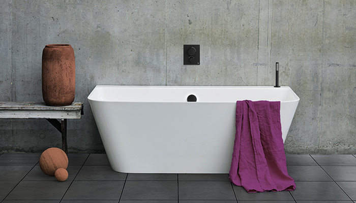 10 back-to-wall baths for a blend of statement looks and practicality