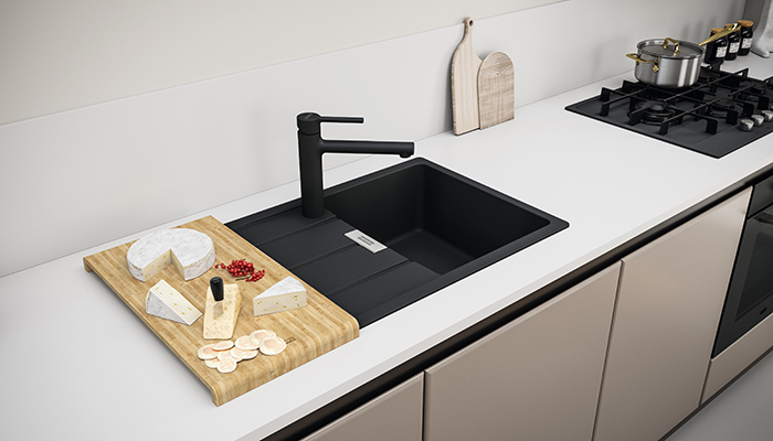 Franke introduces new Centro Fragranite inset sink collection