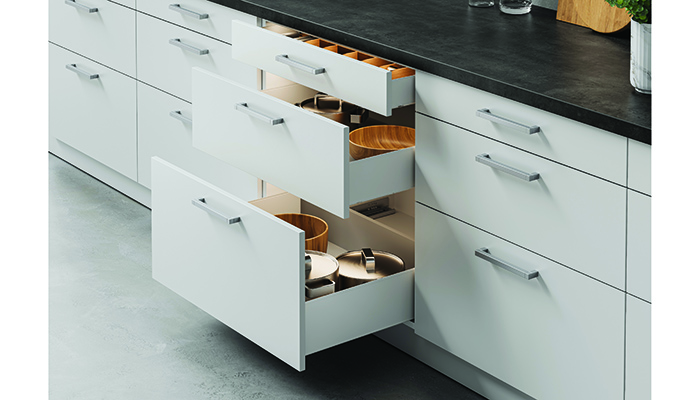 Häfele expands Matrix drawer range with duo of innovative designs