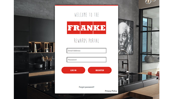 Franke reveals latest promotions in Retailer Rewards Scheme