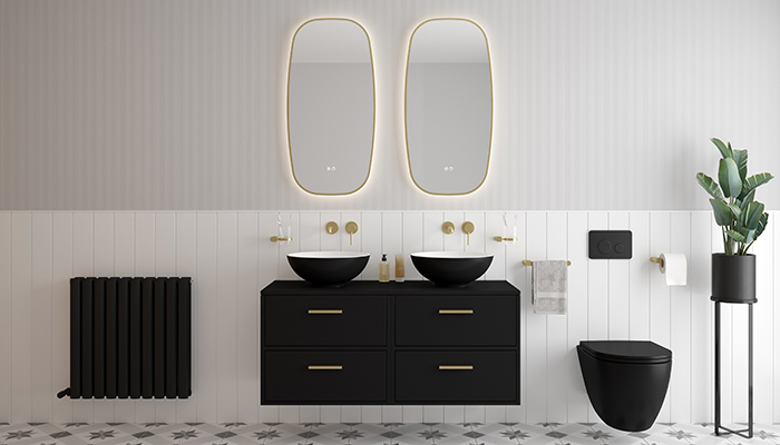 10 bold black vanity units for a cool and creative bathroom design