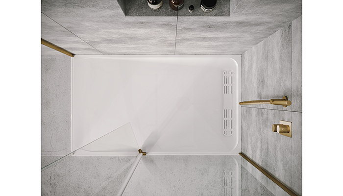 Lakes Showering Spaces introduces new Linear Shower Tray