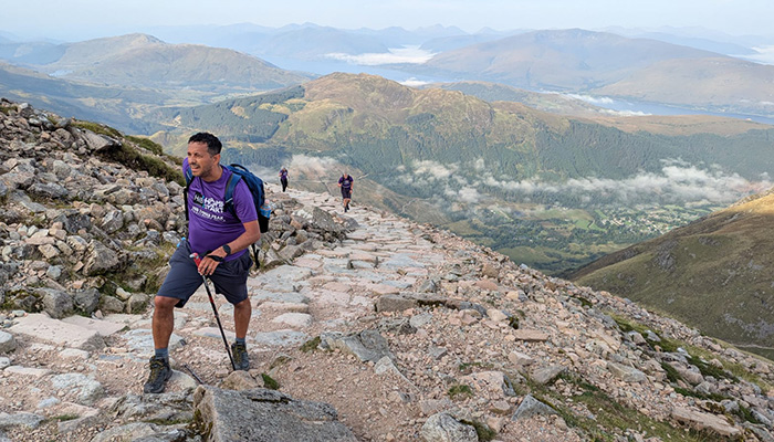 HiB team takes on Three Peaks Challenge for Home-Start UK