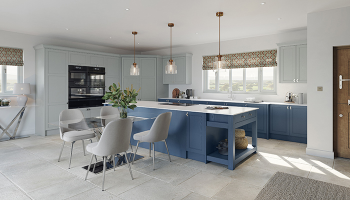 Crown Imperial unveils stunning new slim shaker kitchen collection