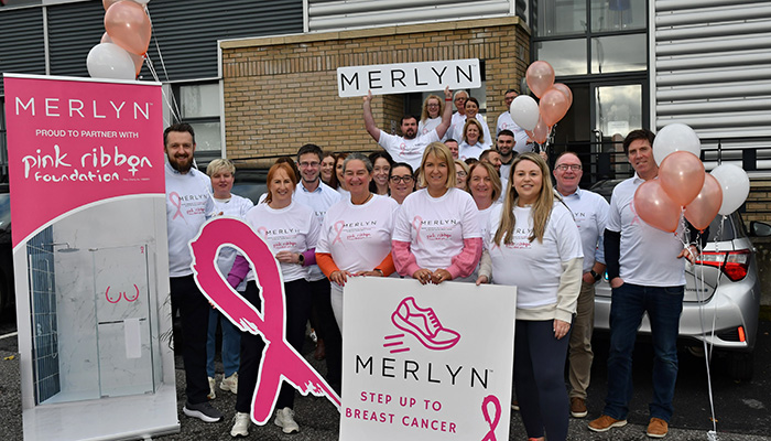 Merlyn launches Step up to Breast Cancer campaign