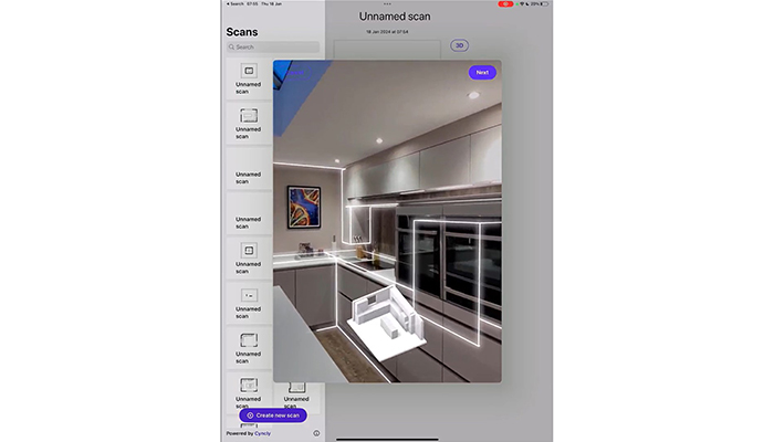 Cyncly Scan helps create detailed floor plans in seconds