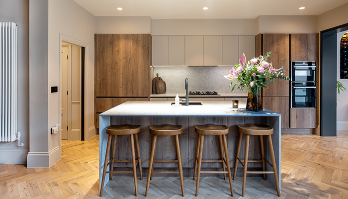 How Callerton Kitchens & Interiors mixed materials in a luxe space