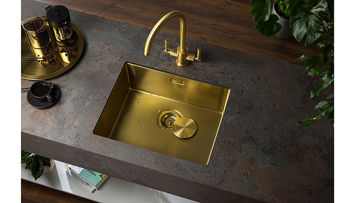 Abode unveils new collection of PVD kitchen sinks