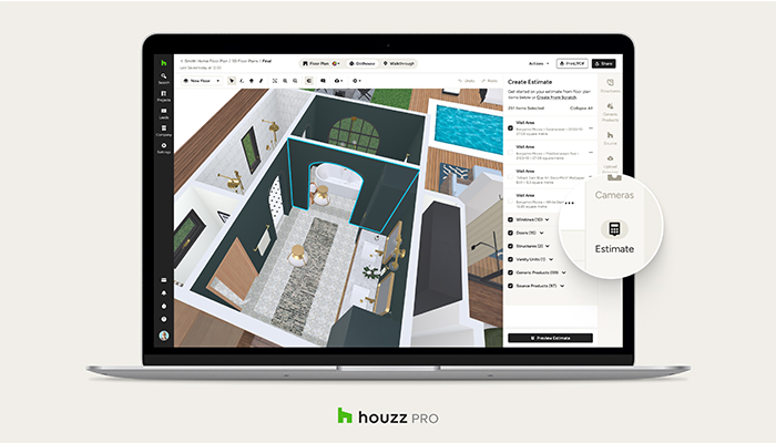 Houzz announces launch of new feature for 3D Floor Plan tool