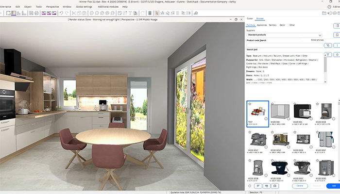 Cyncly adds support for SketchUp 3D models in Winner Flex software