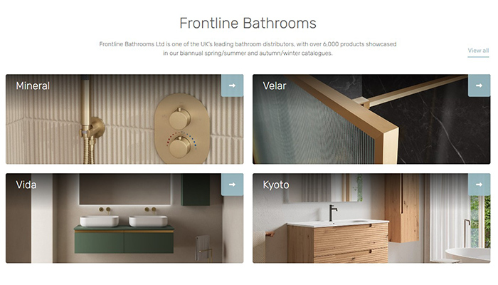 Frontline Bathrooms unveils new and improved website for customers