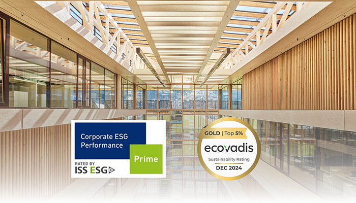 Egger Group achieves major recognition for sustainability performance