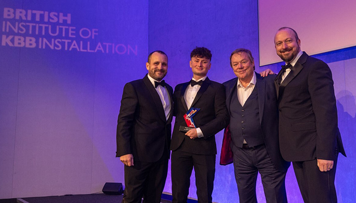 Ideal Standard sponsored apprentice triumphs at BiKBBI Awards 2025