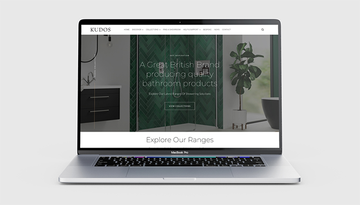 Kudos Showers unveils new and improved company website