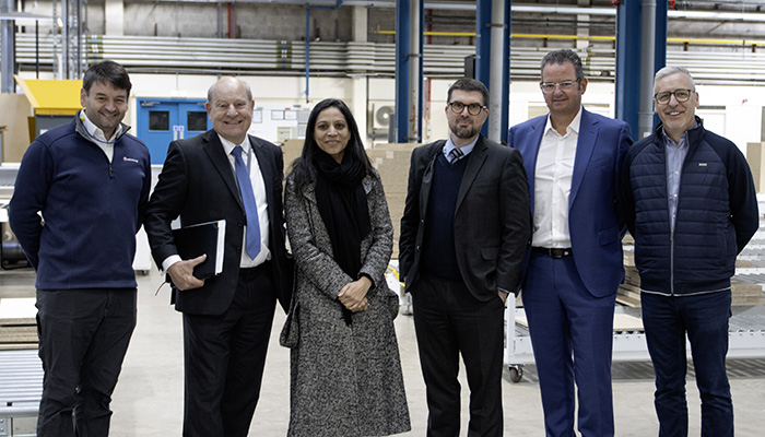 Bank of England representatives visit Sigma 3 Kitchens