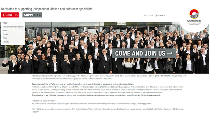 New KBBG website conveys benefits of membership to retailers