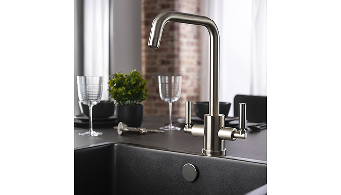Abode extends two monobloc tap ranges with new quad spout