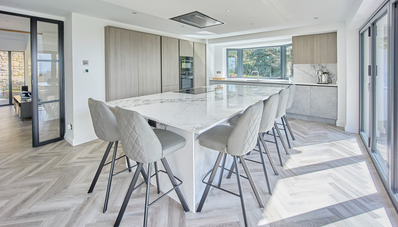 CRL Stone’s Pantheon Grey delivers seamless sophistication in kitchen transformation