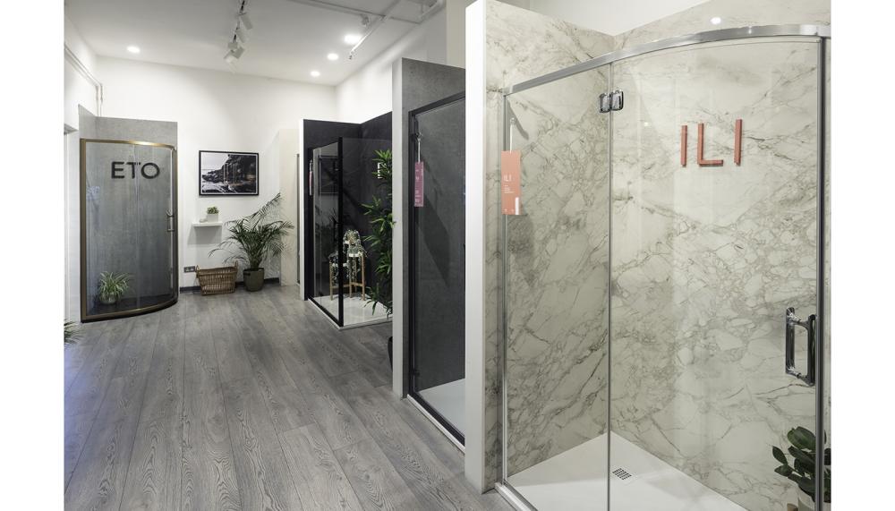 Flair Showers' showroom at its Dublin visitor centre