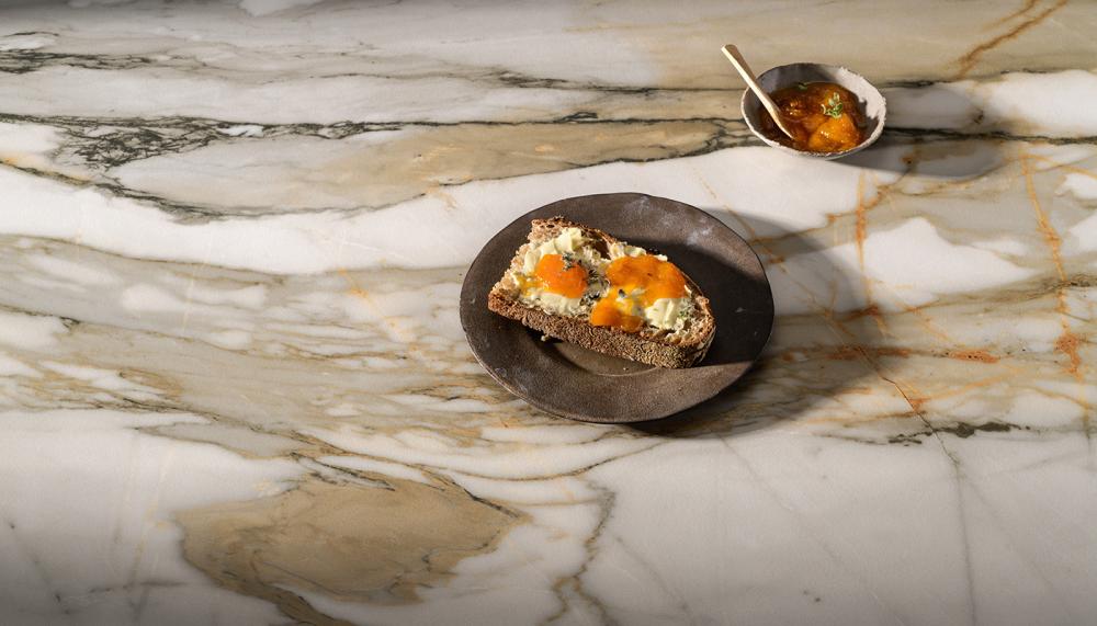 Caesarstone's newly launched 536 Antikella Porcelain Surface