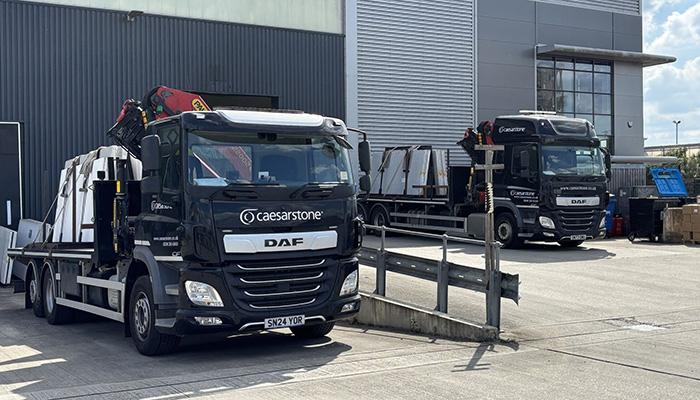 New vehicles for the expanded Caesarstone in-house fleet