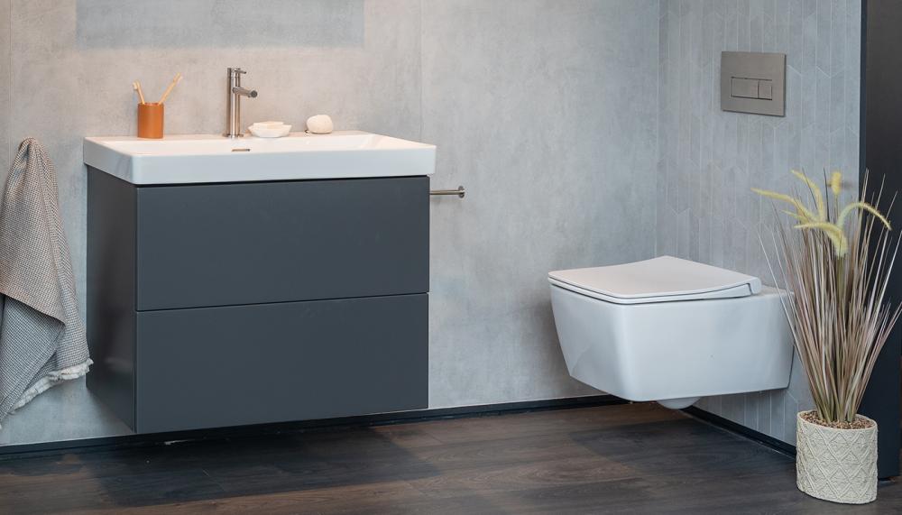 The Loop Square flush plate from VitrA is compatible with all the company’s concealed cisterns, which include full- and reduced-height options as well as wall-hung and back-to-wall models with dual flushes of 3/6 or 2.5/4 litres. It comes in 8 finishes including Brushed Nickel, pictured. Photo by George Thornley