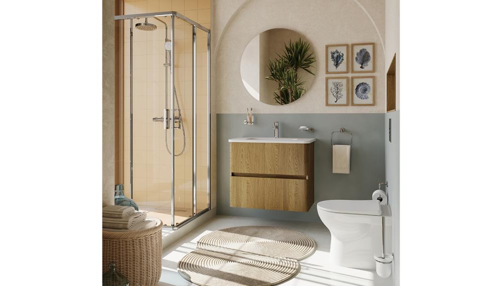 The VitrA S20 range of vanities with soft -close drawers and washbasins combines flexibility, practicality and style to bring effortless design to every bathroom