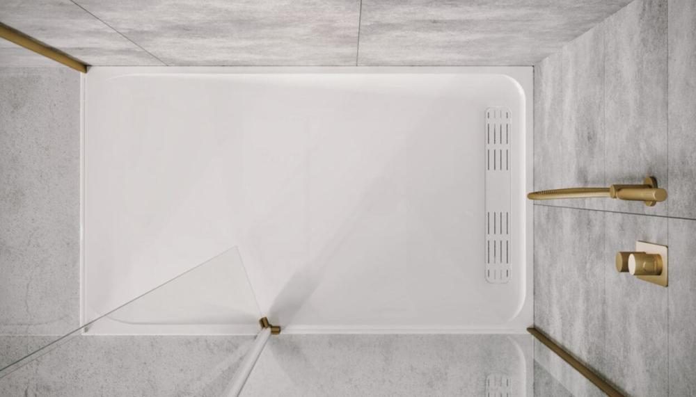 Designed for use with wetroom panels, Lakes Showering Spaces’ low profile Linear shower trays have a double skinned white acrylic ABS capped finish for strength and rigidity. They come in a range of sizes from 1400 x 900mm to 1200 x 800mm