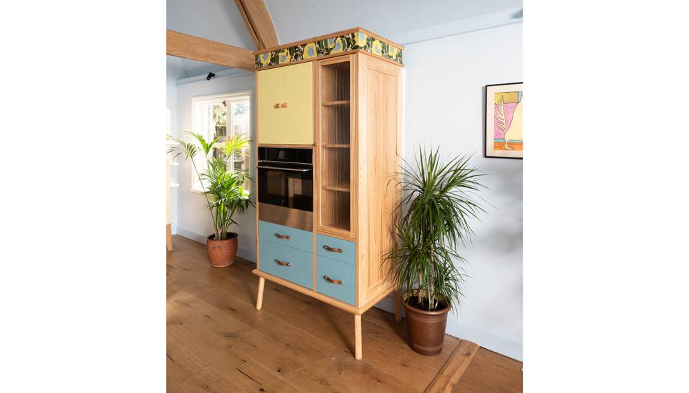 Standing 1220mm high, the Oven and China Cabinet is 630mm deep and comes in two widths of 960mm or 1260mm