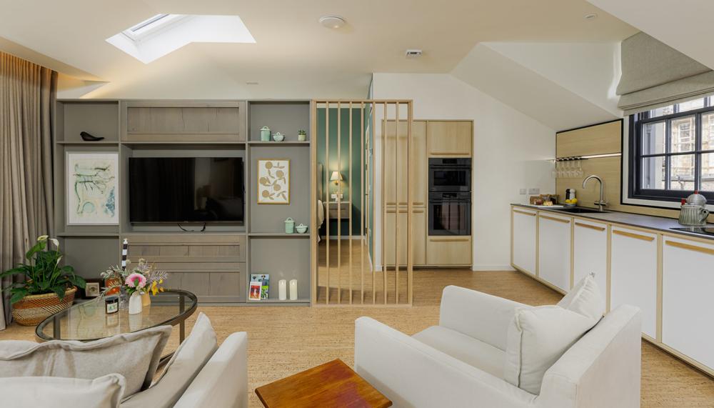 NK Interior Solutions' winning entry in the Best Kitchen Design Under &pound;50k category at the 2026 Golden Triangle Awards
