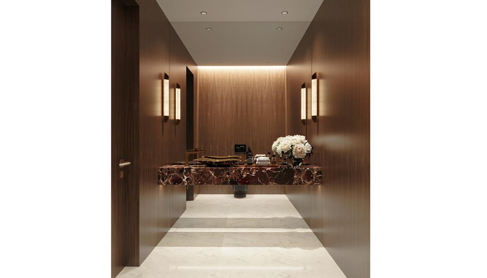 Ruby Royal Penthouse in Istanbul | Powder Room