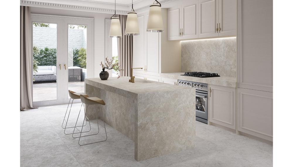 Neolith's Rapolano from its silica-free Atmosphere range