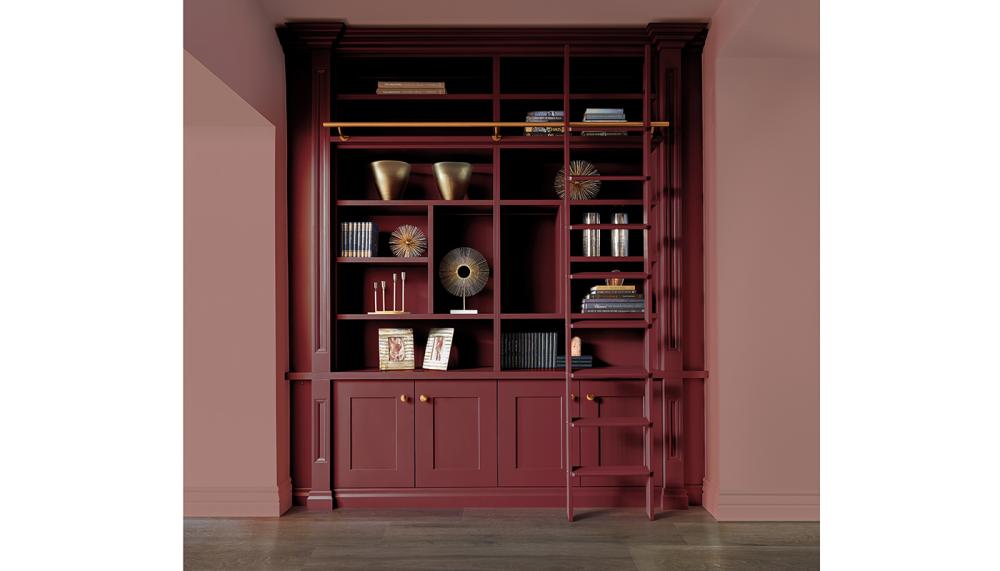 Luxury home library