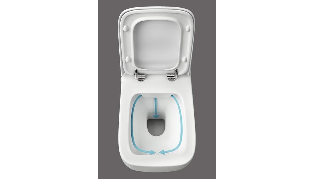 The RAK Ceramics Metropolitan rimless WC features a contemporary design and rimless technology, which helps to make cleaning quicker and easier for all for a fresher, more hygienic finish