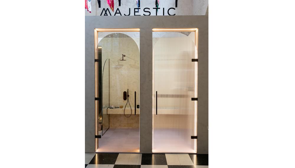 Starting a conversation: shower enclosures at Majestic London