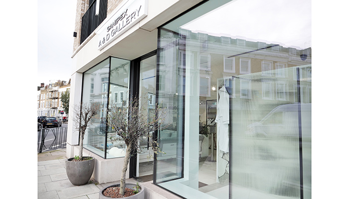 Roman’s new A&D showroom space within the Sanipex Gallery on London’s King’s Road