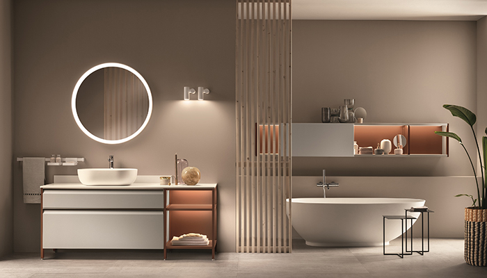 8 – KBB Birmingham offers the perfect opportunity for Italian kitchen and bathroom furniture manufacturer, Scavolini, to showcase a number of key collections from its impressive product portfolio. Representing bathrooms will be the Formalia bathroom collection, which is inspired by the Formalia kitchen range