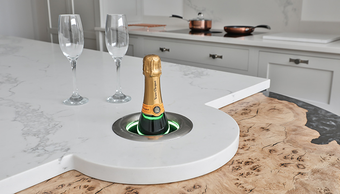 7 – Kaelo will be impressing visitors to its largest stand space to date with the ingenious Kaelo dry cold chamber open bottle host. It can be integrated into any table or countertop, ready to serve a perfectly chilled drink. Using patented dry-cold technology, Kaelo is like no other product in the market and as such offers retailers incremental revenue where no other products are usually fitted