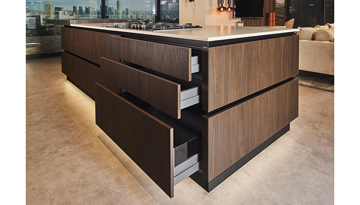 Novus Walnut V8 Drawers