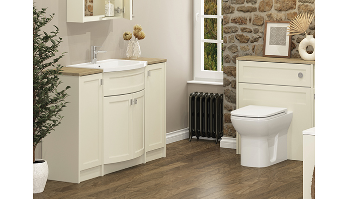 Embleton presents a fresh interpretation of the classic Shaker door style, blending timeless design with a modern aesthetic