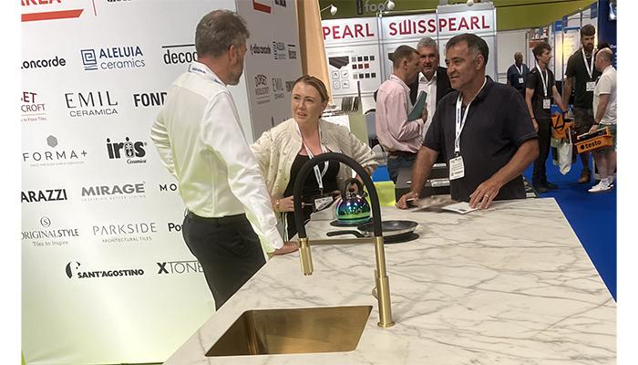 Marazzi's kitchen island at InstallerSHOW