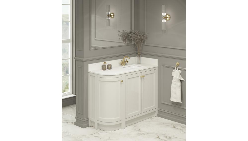 Atlanta&rsquo;s Herrington collection offers traditionally inspired painted units in widths ranging from 500mm to 1200mm, with extensive corner unit configurations, single and double basin options, and flexible storage combinations allowing retailers to offer solutions tailored to any space