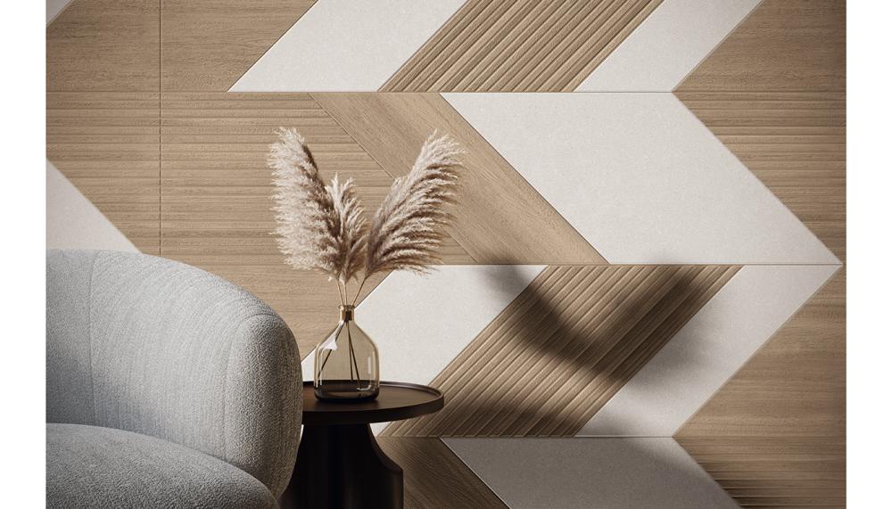 Nordik Wood Pearl Tiles by AB (Azulejos Benadresa)