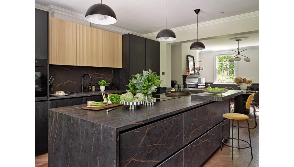Alex's styling for a photo shoot in a project by Wigmore Street-based Halcyon Interiors