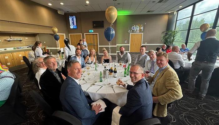 Trojan colleagues at the 50th anniversary celebration