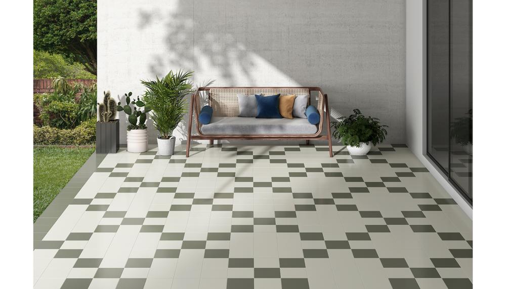 Croma Matt Kelp & Croma Matt Cotton by Cer&aacute;mica Ribesalbes