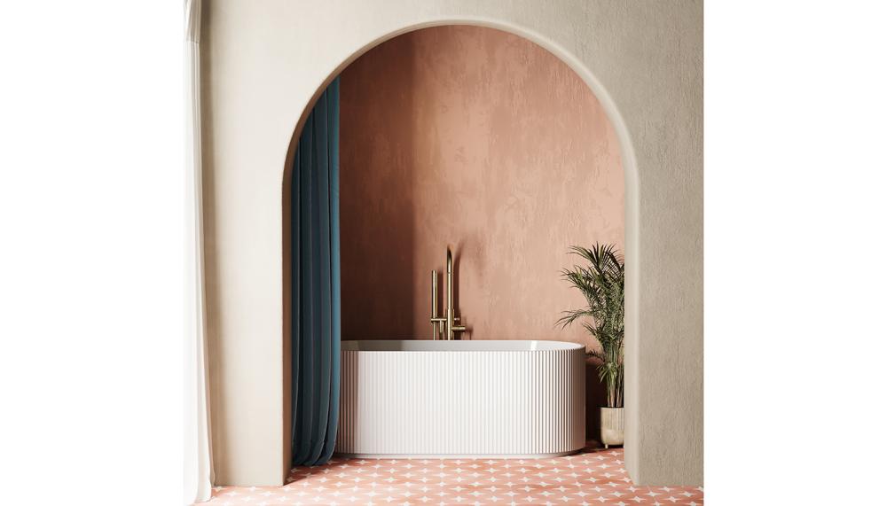 Billy Fluted Freestanding Bath - 1700 x 800mm &ndash; from Drench