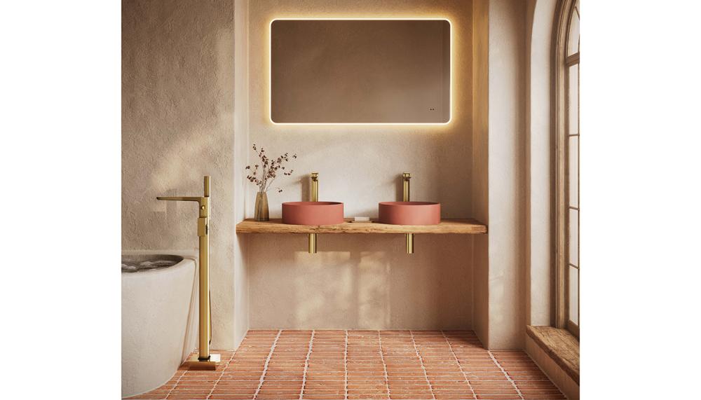 Verana Luxe 120 Indra Entero Recessed Brick Red