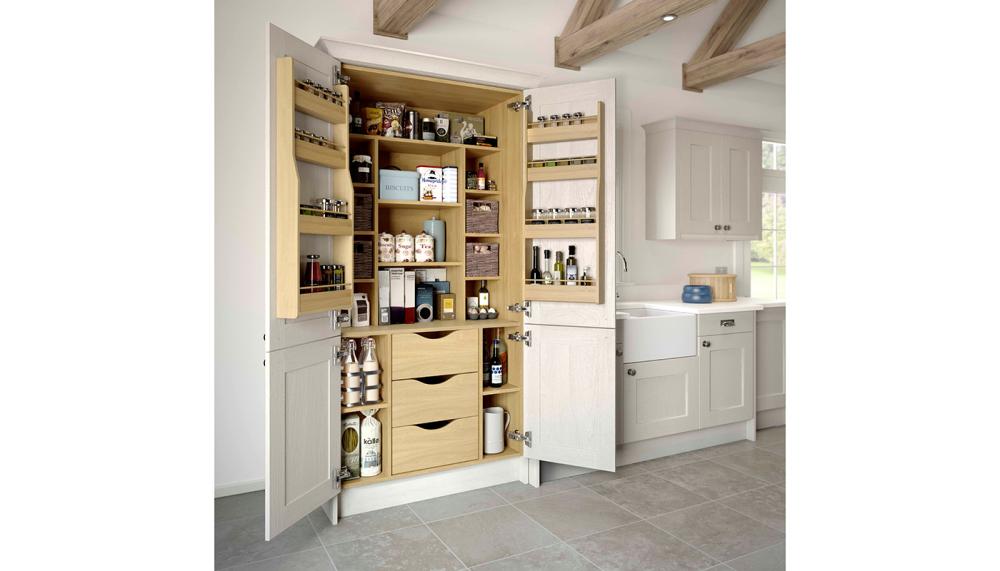 The Butlers Pantry from LochAnna Kitchens helps keep the kitchen organised and visually uncluttered