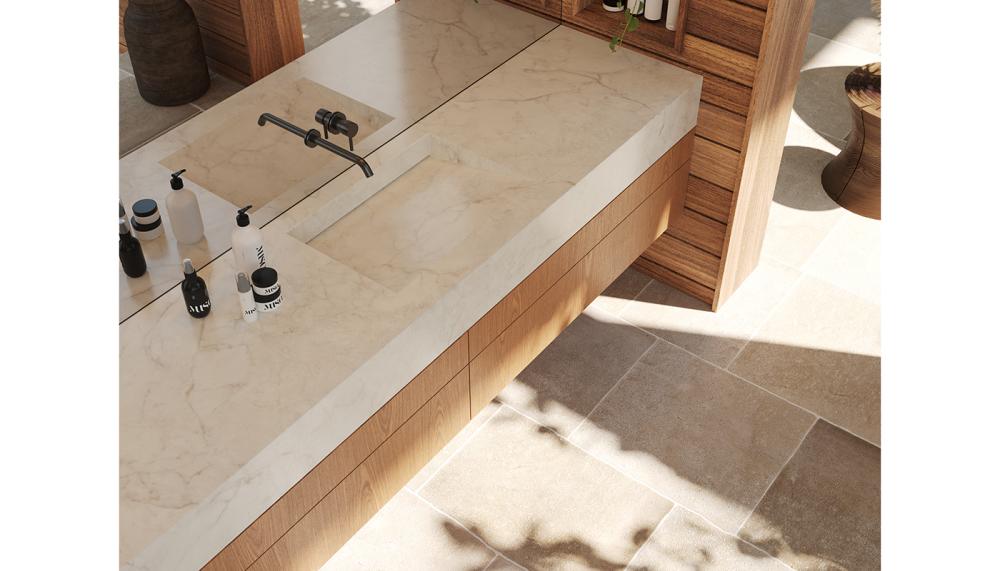 507 Marbannova from Caesarstone&rsquo;s Porcelain portfolio